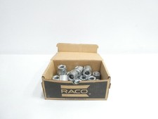 Box Of 25 Hubbell Raco 1502 Steel 3-piece Coupling Conduit Fitting 1/2in