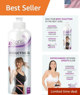 #ad #ad Conductive Gel for Body Devices Cavitation Radiofrequency Sculpting 1 Pack $17.54