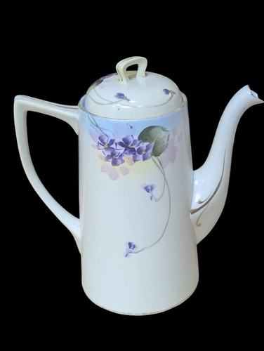 Nippon Te-Oh China Porcelain Teapot Hand Painted Floral Design (See Photos)