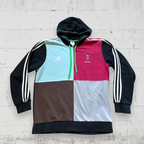 Adidas HARLEQUINS FC Rugby Union 2014-15 Hoodie Sweatshirt Sz L