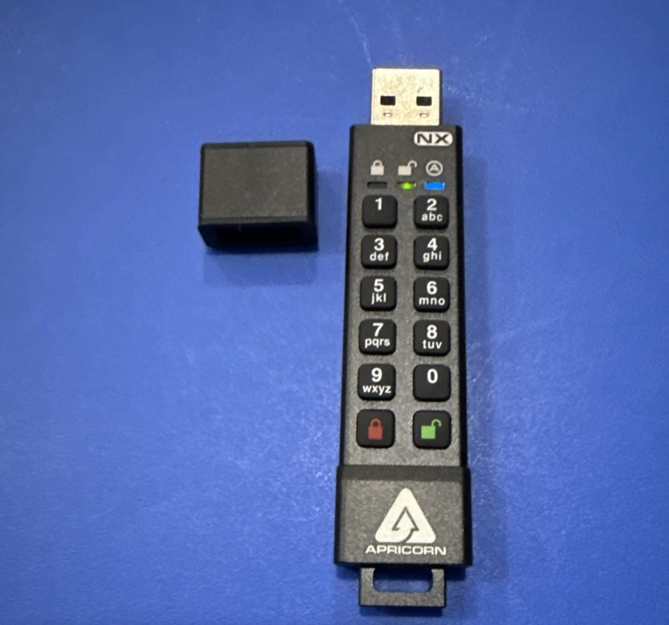 Apricorn Aegis Secure Key 3NX 64GB 256Bit AES XTS Encryption Opened Box - Image 4 of 4