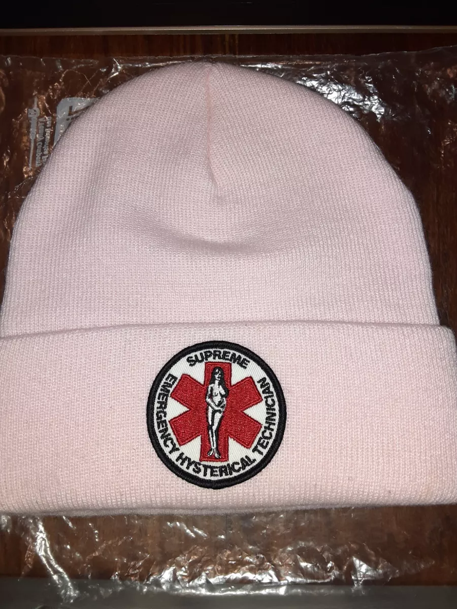 Supreme x Hysteric Glamour Beanie Pink Used Fw17 Great Condition