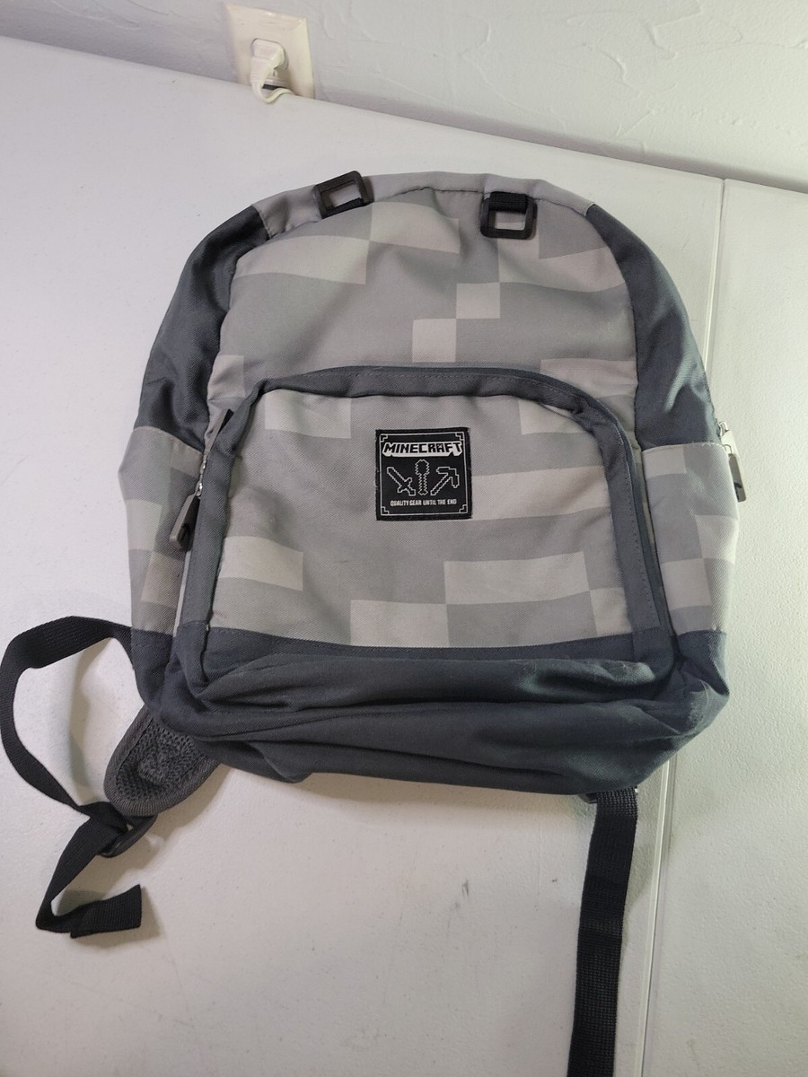 jinx minecraft miner mini backpack Kids 12" Backpack, Grey, Small Fashion Comfort features include Minecraft Miner 12" Kids Mini