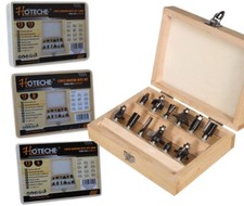 SET 12 PZ FRESE LEGNO FRESE PER SCANALARE GAMBO 6-8-12mm FRESATRICE PANTOGRAFO