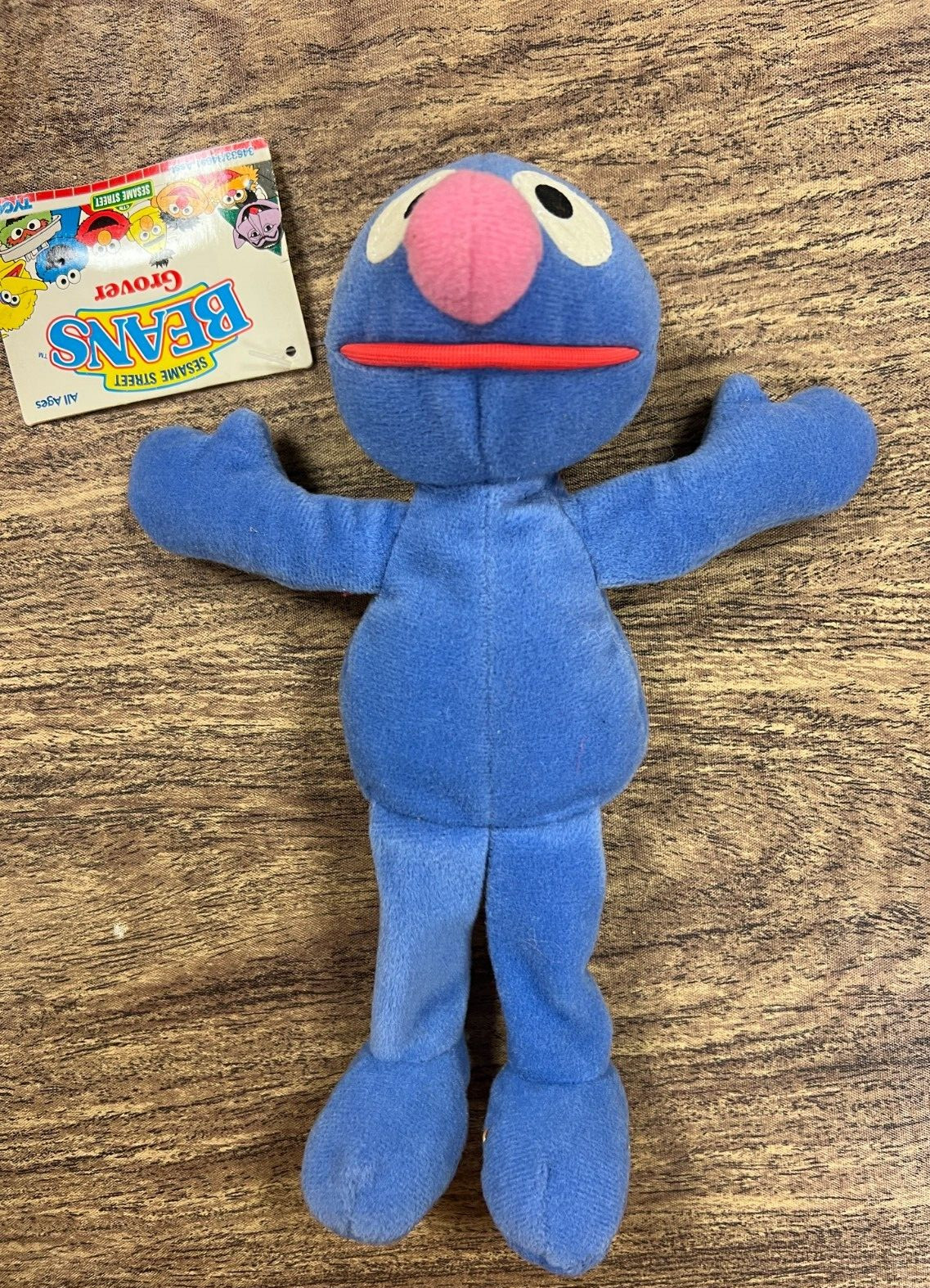 Tyco Sesame Street Beans Toys - Grover, Elmo, Bert and Rubber Duckie (1997)