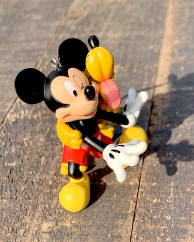 Hallmark Keepsake Disney Mickey Mouse & Pluto Plastic Christmas Ornaments. 2014 - Picture 5 of 16