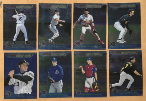 Lot of (14) 1999 Bowman Chrome Scouts' Choice, with Roy Halladay, Eric Chavez - Picture 2 of 2