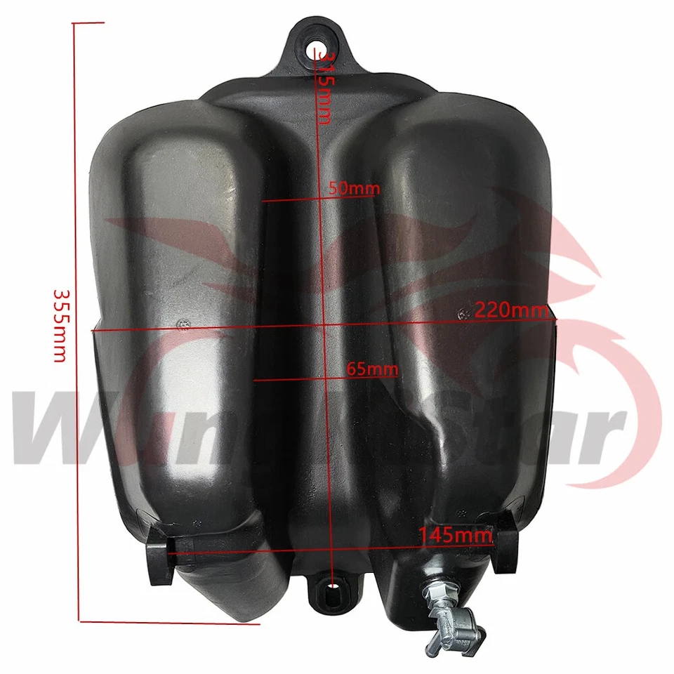 Tanque de combustible de gasolina Gasline para moto quad Kawasaki KLX110 KX65 DRZ110 RM65 Foto 3 de 4