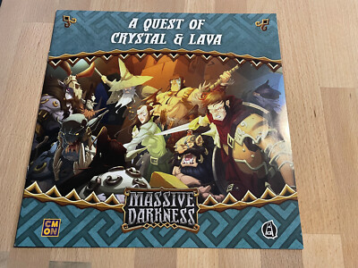 Massive Darkness, A Quest of Crystal & Lava, Anleitung, Englisch gebraucht