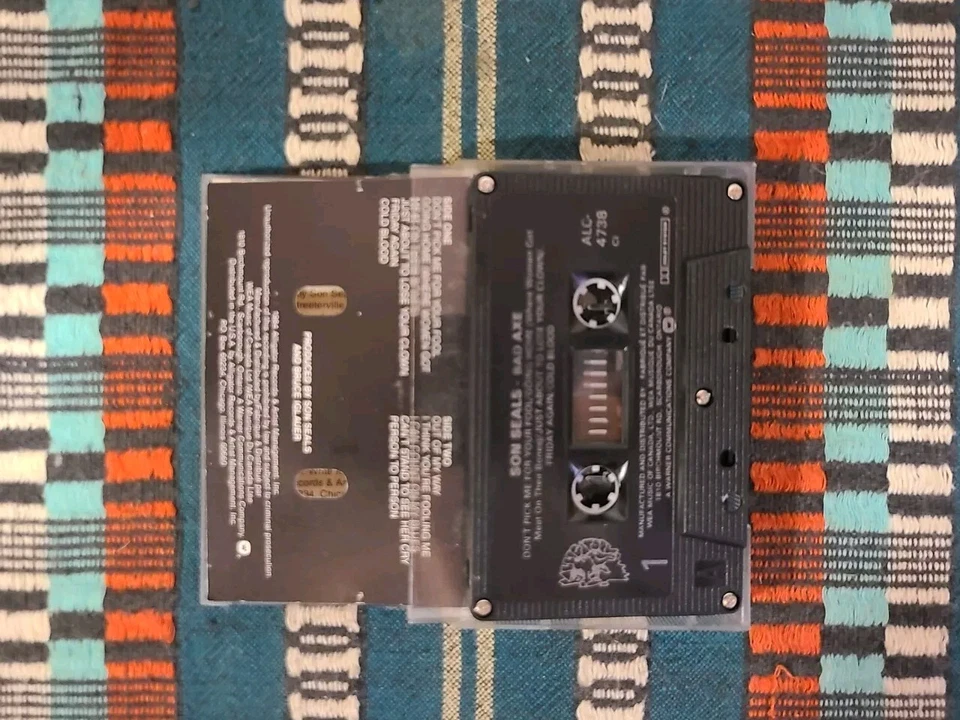 Son Seals - Bad Axe (Cass, Album) Alligator USA Like New Used NM Excellent Cond - Image 2 of 2