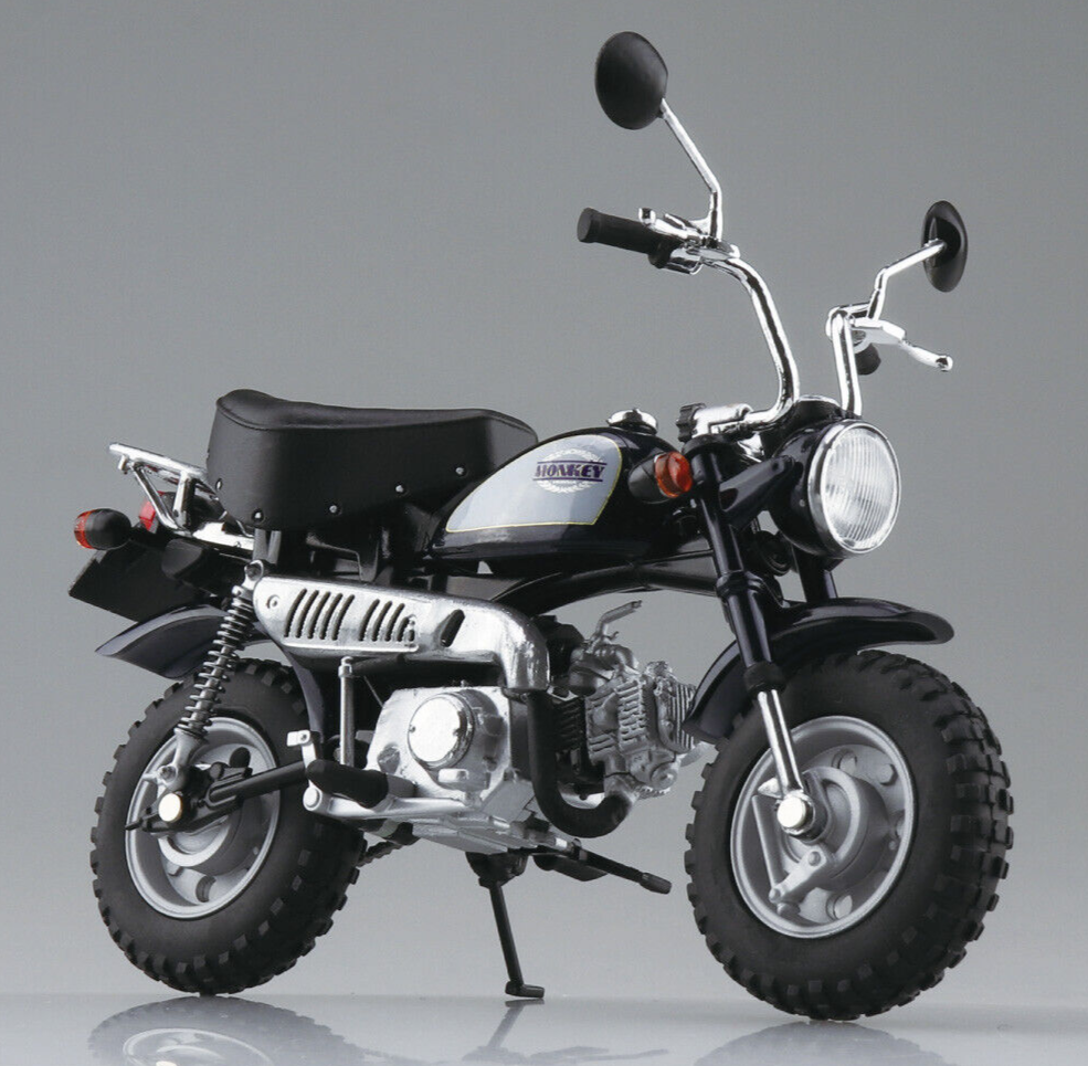 Aoshima 1/12 HONDA MONKEY Limited DIE CAST Model -IMPERIAL BLUE