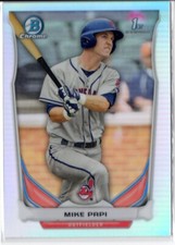 2014 Bowman Chrome Draft Picks JEREMY RHOADES RC REFRACTOR Los Angeles Angels