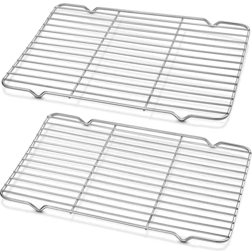 Cooling Rack and Baking Rack with Stainless Steel 2 - Pack 10 x 15 Inches Hea...