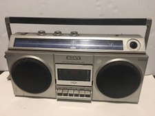 VINTAGE SONY AMS AUTOMATIC MUSIC SENSOR FM/FM STEREO CASSETTE CORDER CFS - 400
