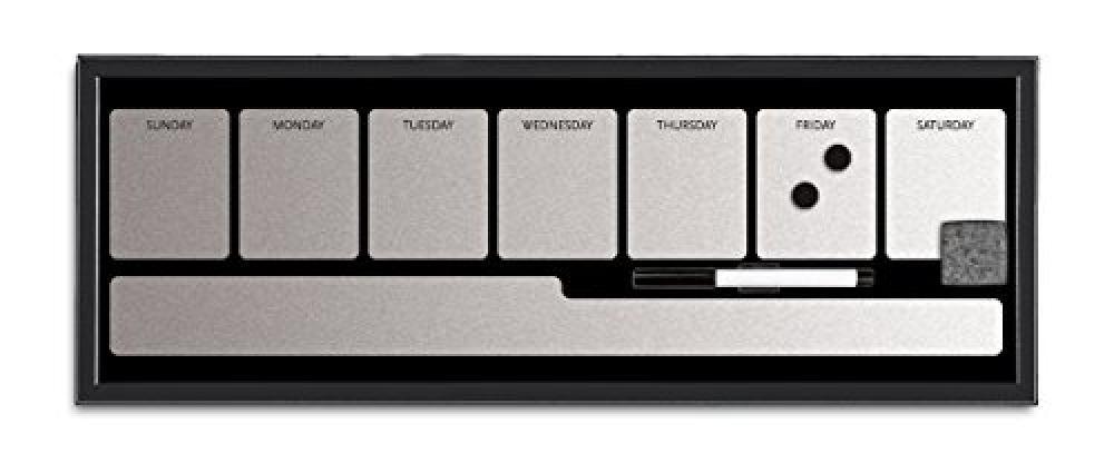 (TG. 60x20) Bi-Office MM02121169 Planner Settimanale Orizzontale, Cornice Sottil