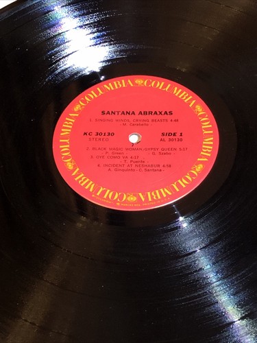 VTG Santana | Abraxas | Vinyl LP Record Album | Columbia KC 30130 | With Poster - Picture 13 of 24