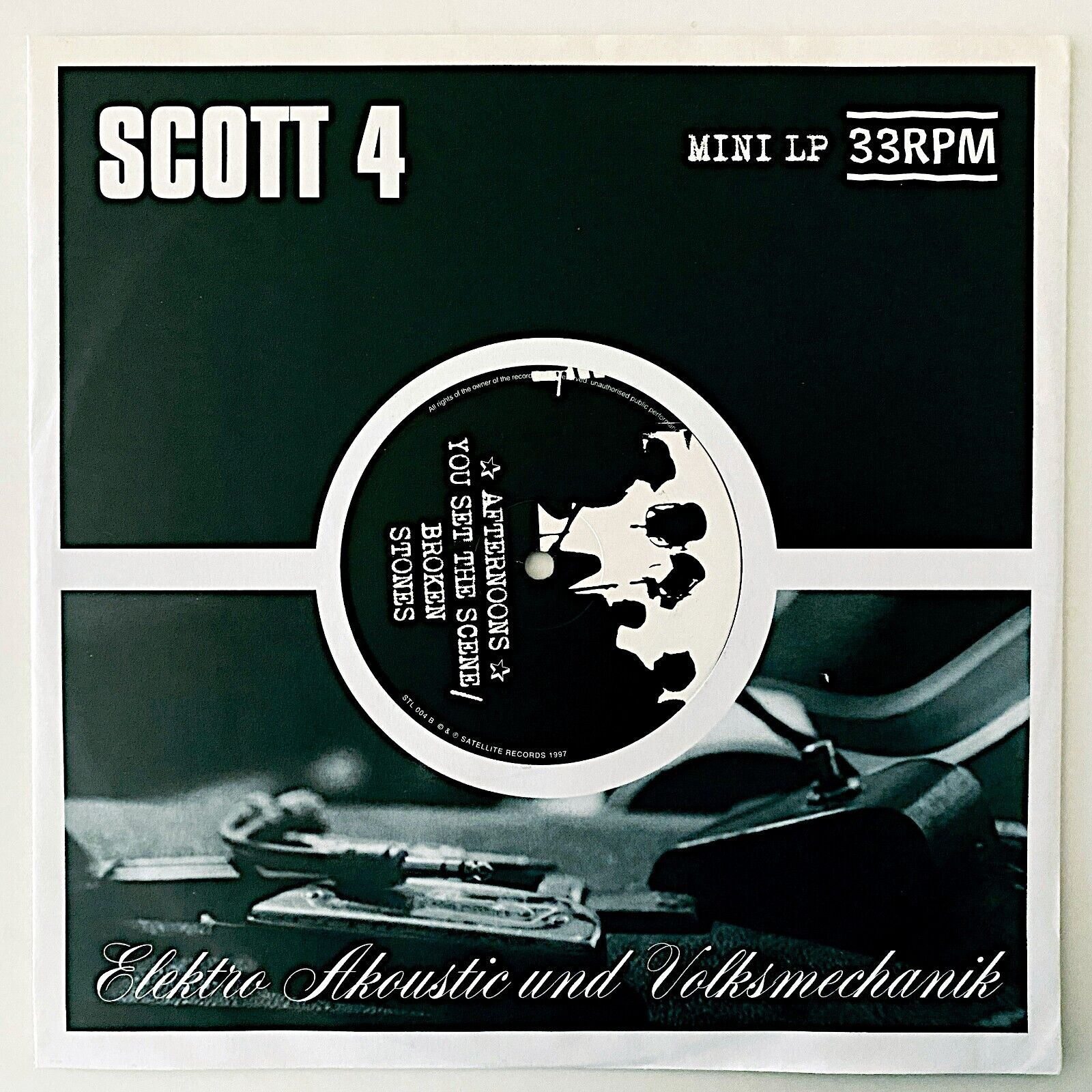 SCOTT 4 - ELEKTRO AKOUSTIC - 1998 UK VINYL 10 MINI-ALBUM 33 ⅓ RPM - VG+/VG+