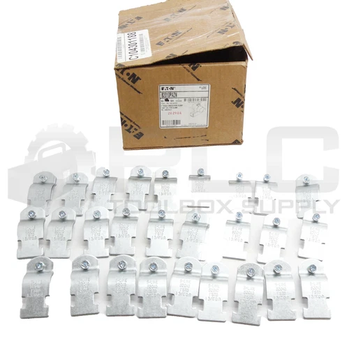 NEW BOX OF 27 EATON B2010PAZN RIGID CONDUIT PIPE CLAMPS 1" 3/8" OD