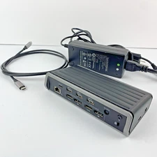 Targus USB-C 4K Docking Station 60W Power Delivery DSU400US w/ 130W AC Adapter