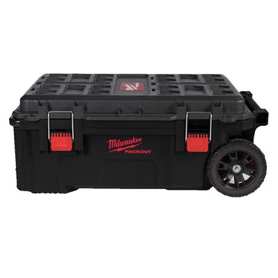 Milwaukee PACKOUT rollende Werkzeugtruhe strapazierfähiger robuster Aufbewahrungsbehälter NEU