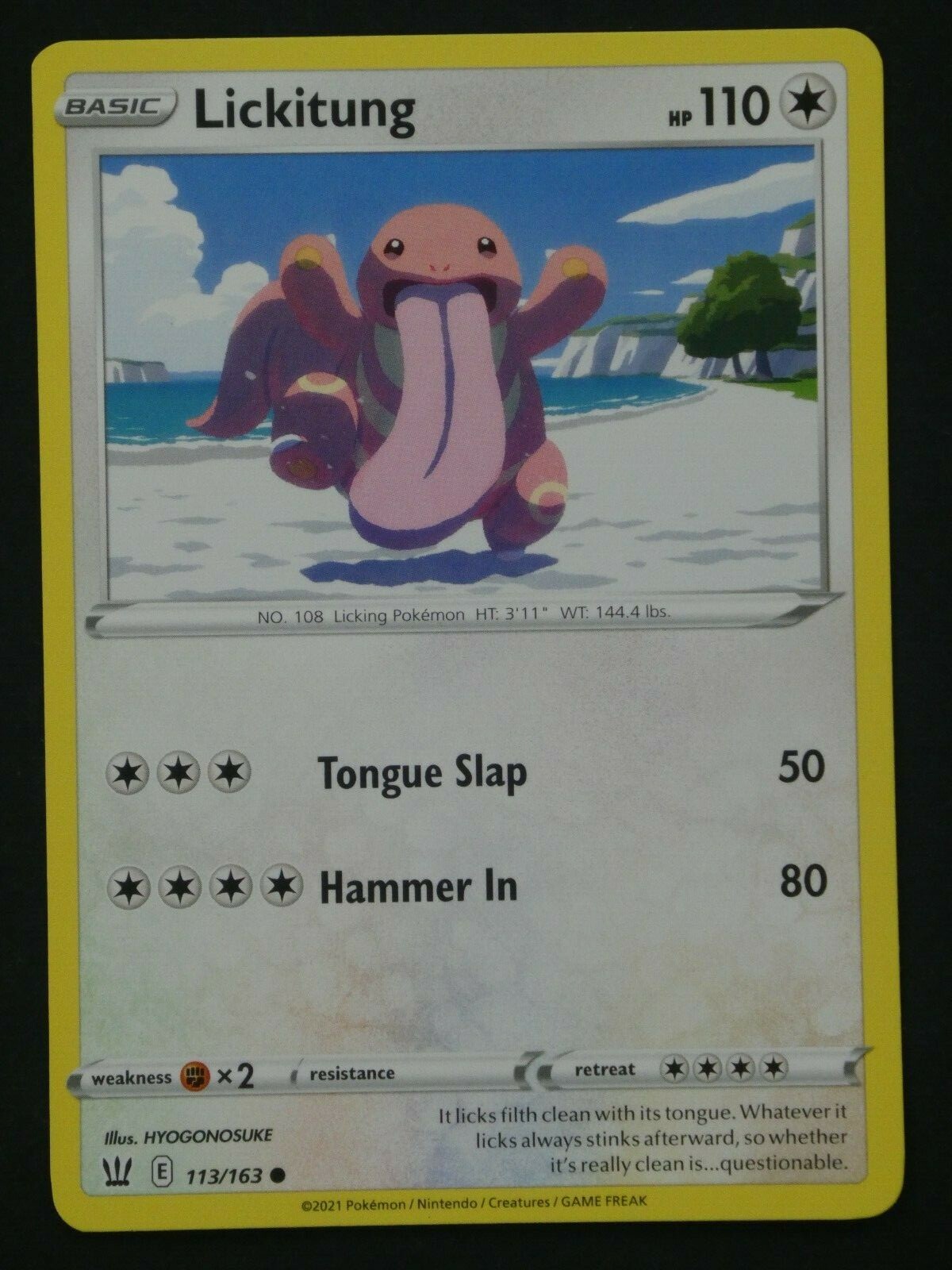2021 Pokemon Sword & Shield / Battle Styles Card (CCG) - Lickitung - #113 |  eBay