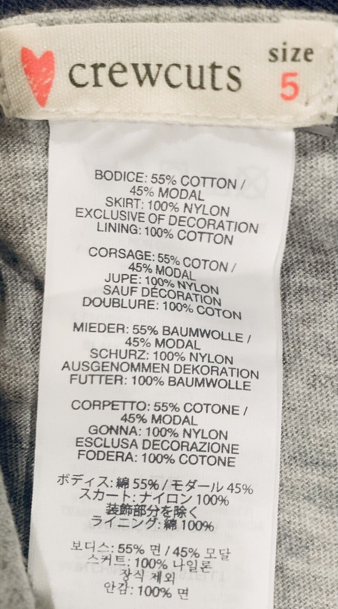 Robe Princesse En Tulle à Paillettes Gris/blanc - Fille - Taille 5T - JCrew Crewcuts Neuve Avec étiquettes