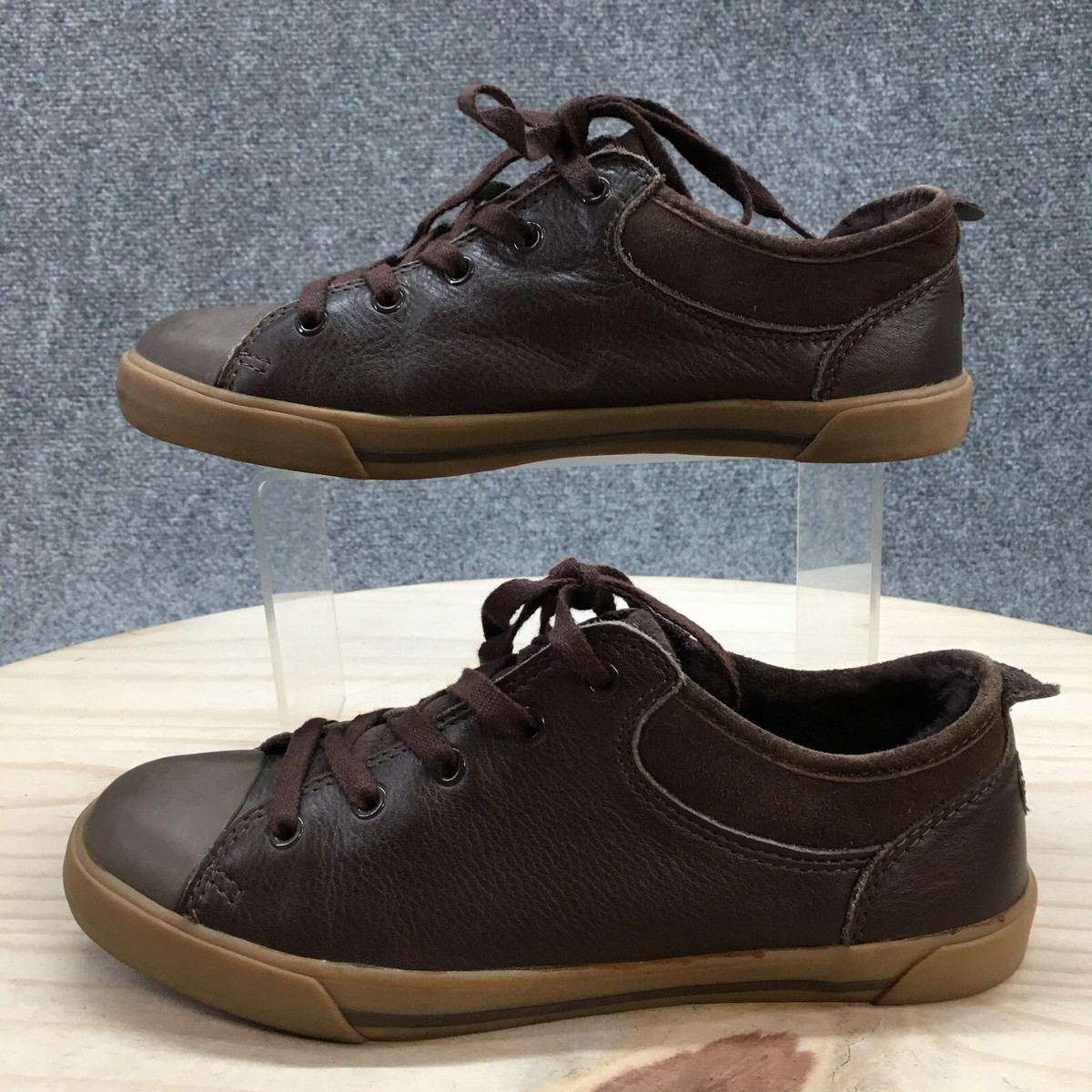171✨希少✨UGG Australia レザースニーカー　ブーツ黒　23cm UGG australia◇シューズ/UK8.5/BRW/レザー/3264//