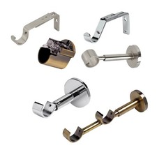 Curtain pole brackets to fit 28mm diameter poles, various styles, Adjustable,…