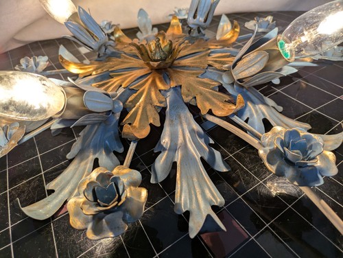 Wandlampe Deckenlampe floral Florentiner Lampe 4 Brennstellen 45cm 2v.2 - Bild 7 von 15