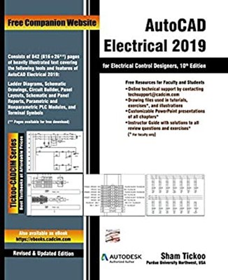 AutoCAD Electrical 2019 for Electrical Control Designers, 10th Ed