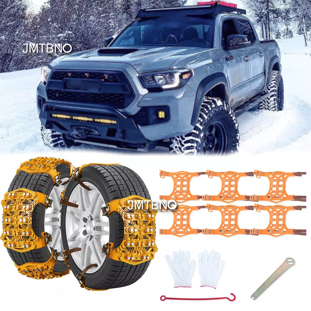 6 PCS Car Truck Wheel Tire Snow Emergency Anti-skid Chains For