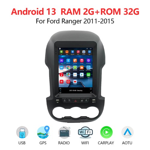 Car Carplay Radio For Ford Ranger 2011-2015 Android 12 2G+32GB GPS Navi WiFi - Bild 3 von 18