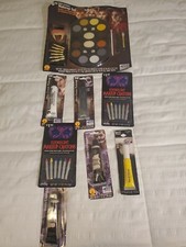 Lot of 8 Halloween Costume Makeup Kits Crayons Sticks Fake Blood Zombie Vampire