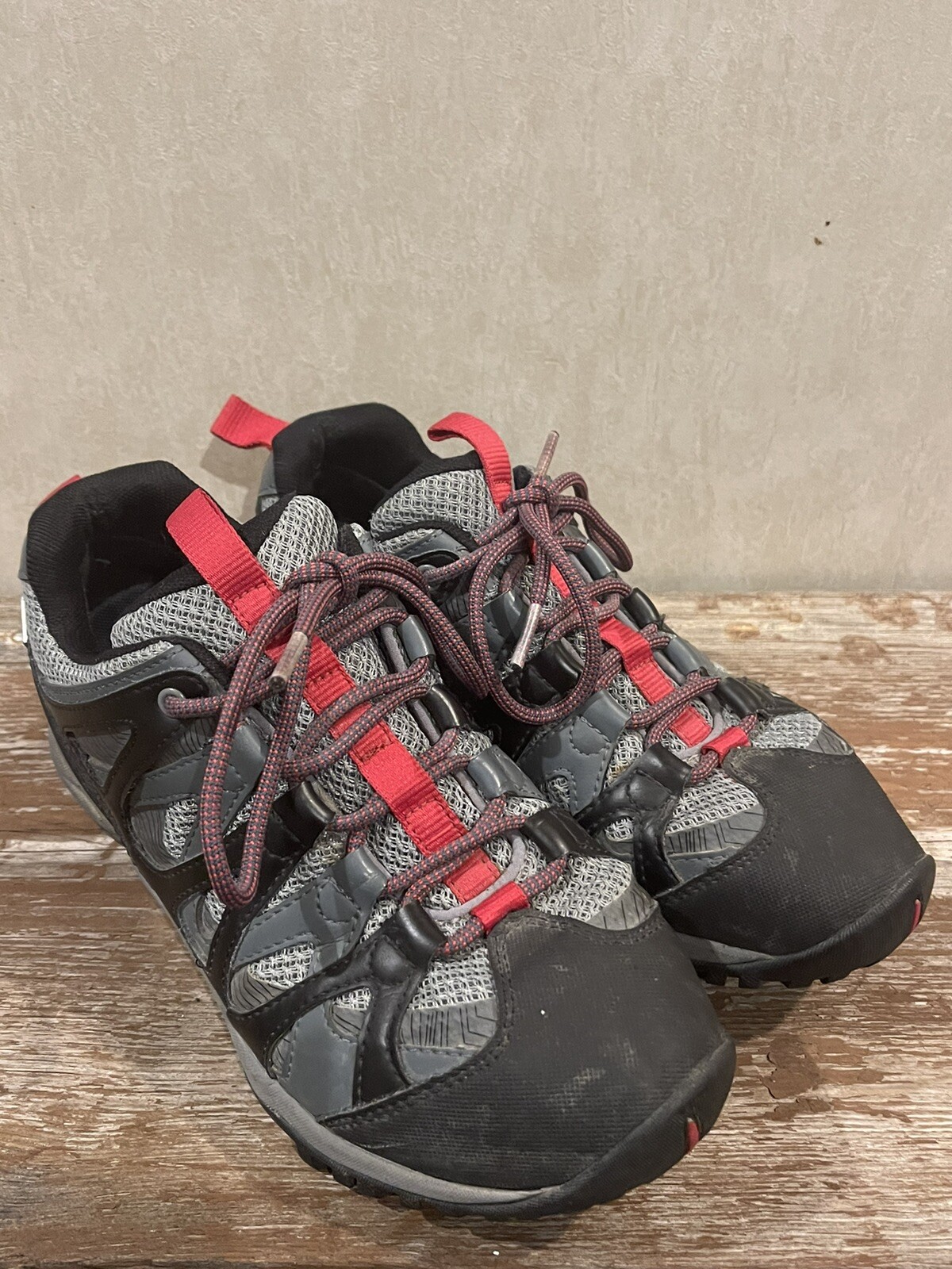 Merrell Turbulence Womens Hiking Shoes Grey Pink Size 7.5 J09428