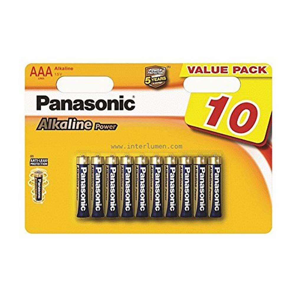 Anand Panasonic Bronze Power AAA Alkaline Batteries (Pack 10) - LR03APB/10 NUOVO
