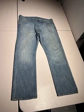 Levis Jeans Men's 36x30 Blue 501 XX Straight Cotton Denim Levi's Actual 37x30.5