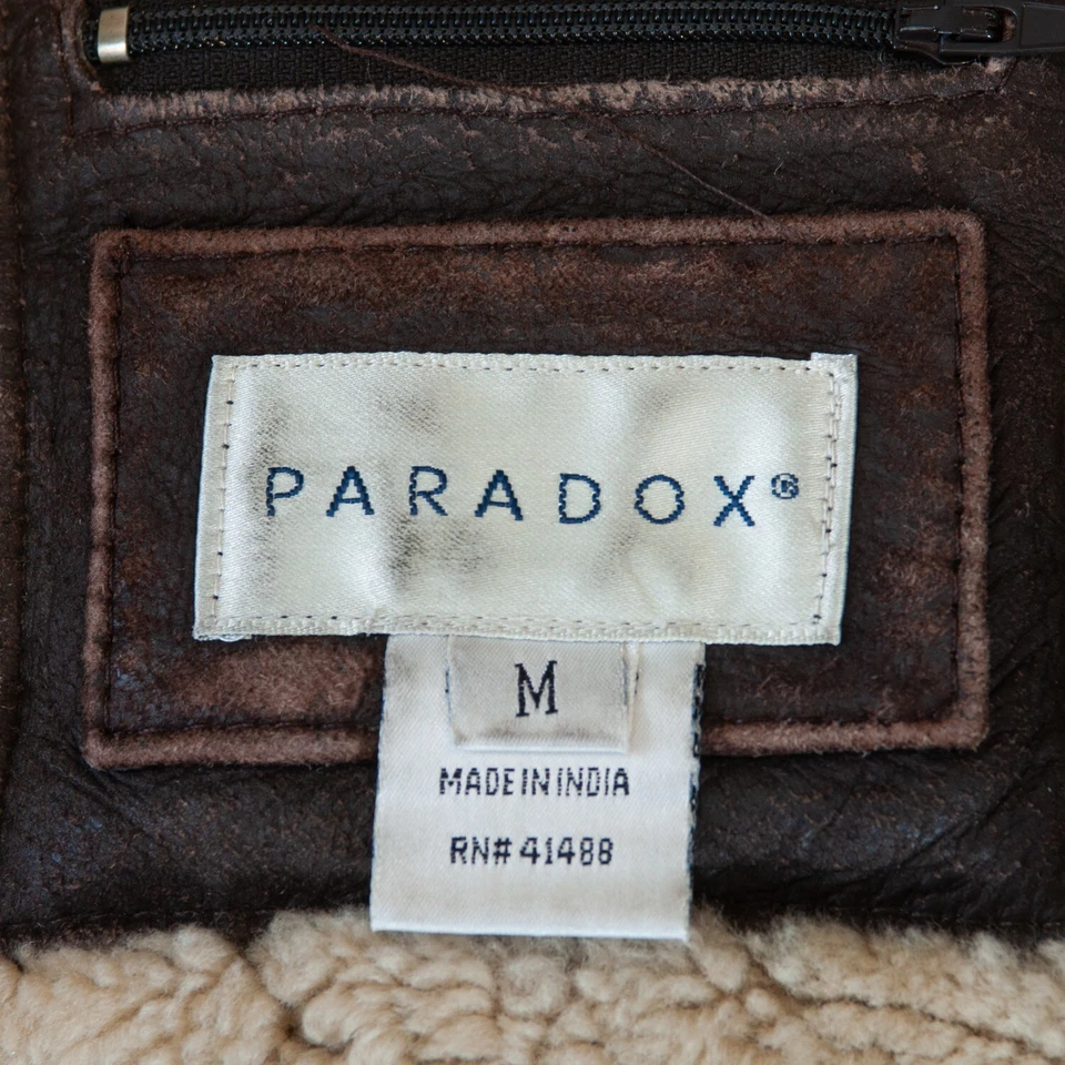 Paradox Vintage Dark Brown Shearling Coat 30575 Foto 4 de 4