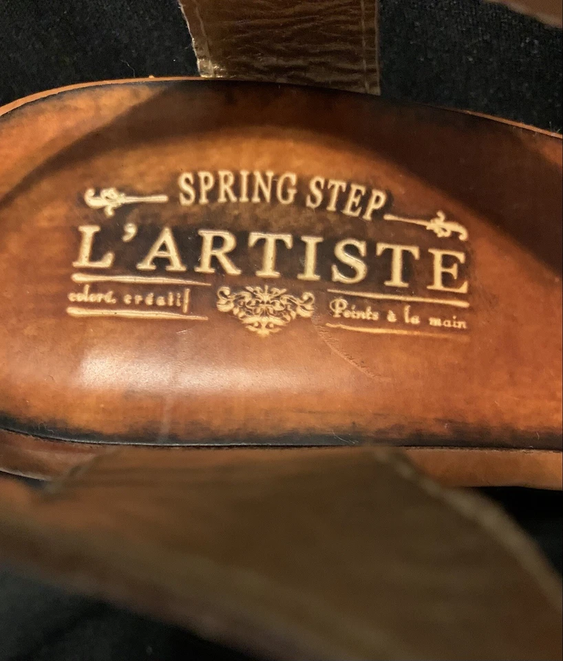 Spring Step L’artiste Socialite-Ca 40 US Sz 8.5 Womens Wedge Heal Look At Photos - Image 3 of 4