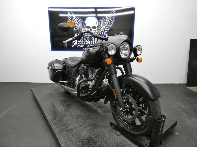 2018 Indian Motorcycle Springfield Dark Horse ABS Thunder Black Smoke  Dream Machines of Austin  2018 Indian Motorcycle Springfield Dark Horse ABS Thun