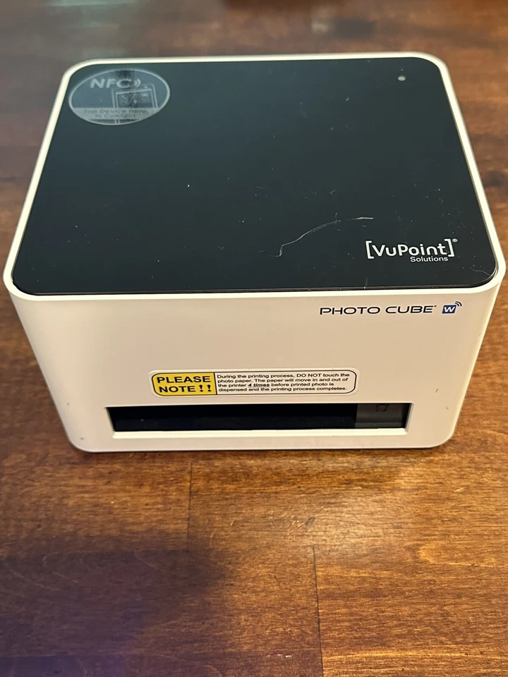 VuPoint Photo Cube Wireless Smart Photo Printer. READ DESCRIPTION BEFORE BUYING! - Image 3 of 4