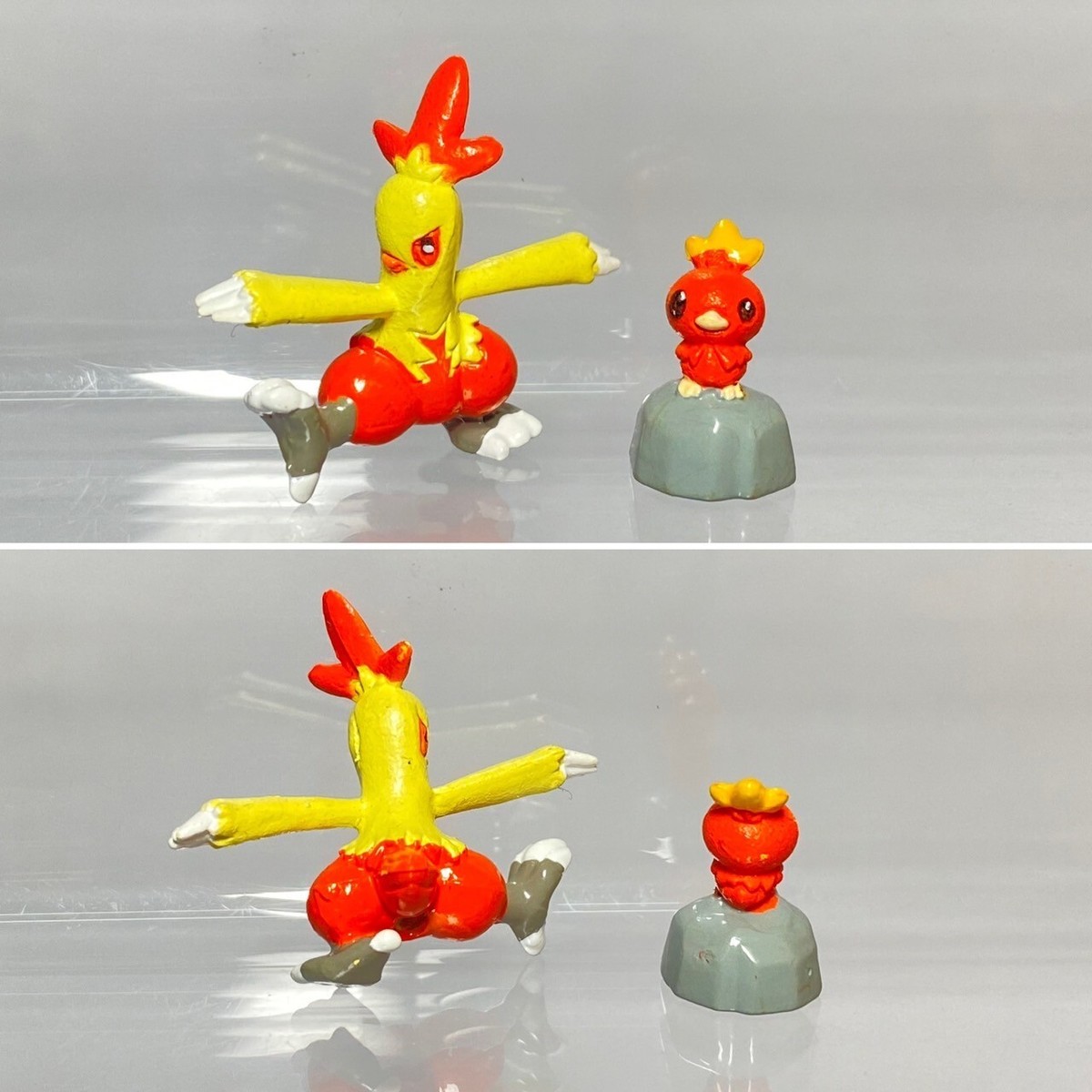 Torchic Combusken Blaziken PK1(3 pcs)Pokemon Tomy Zukan 1/40 Scale