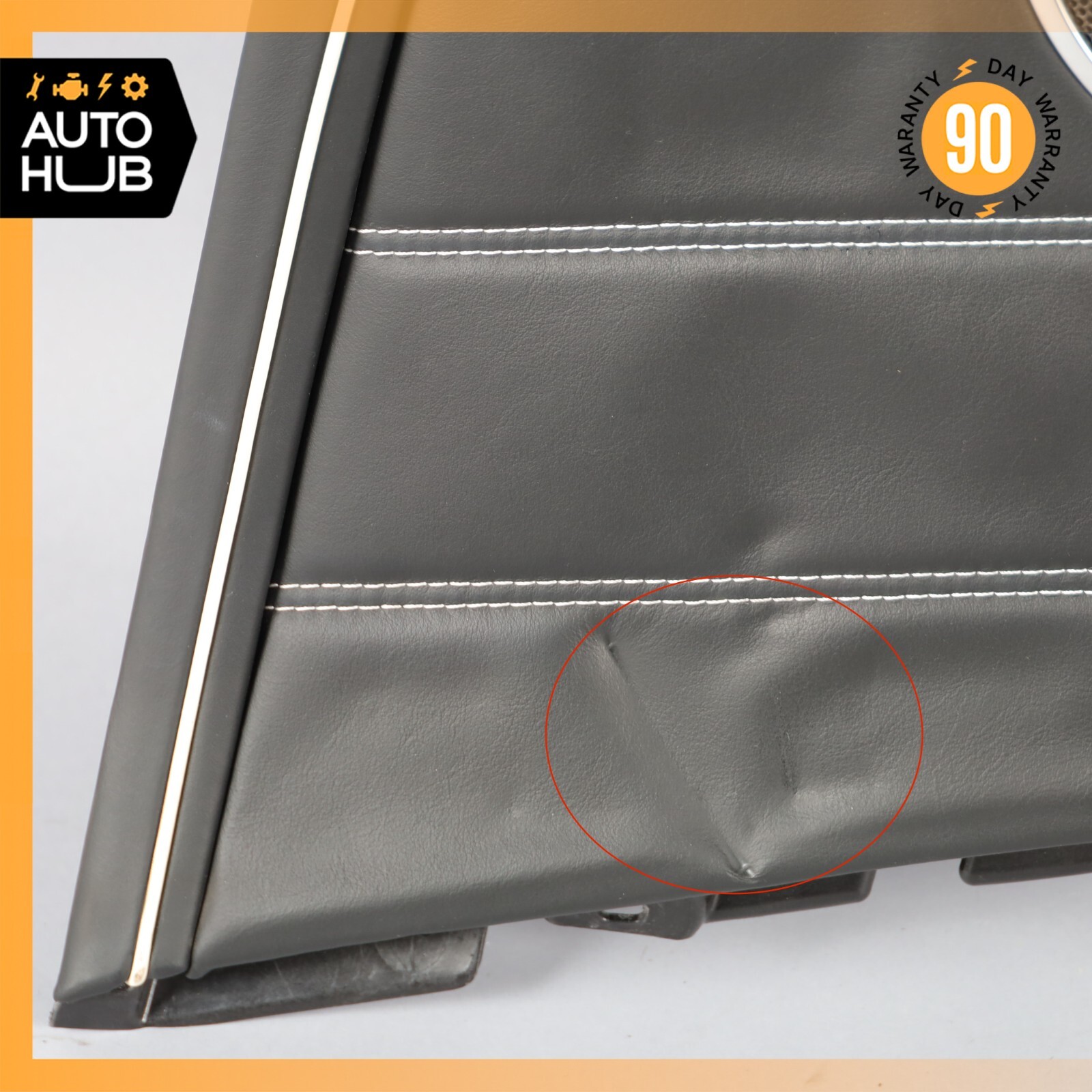 2011 Bentley Continental GTC Rear Left Side Interior Door Panel Black OEM 59k