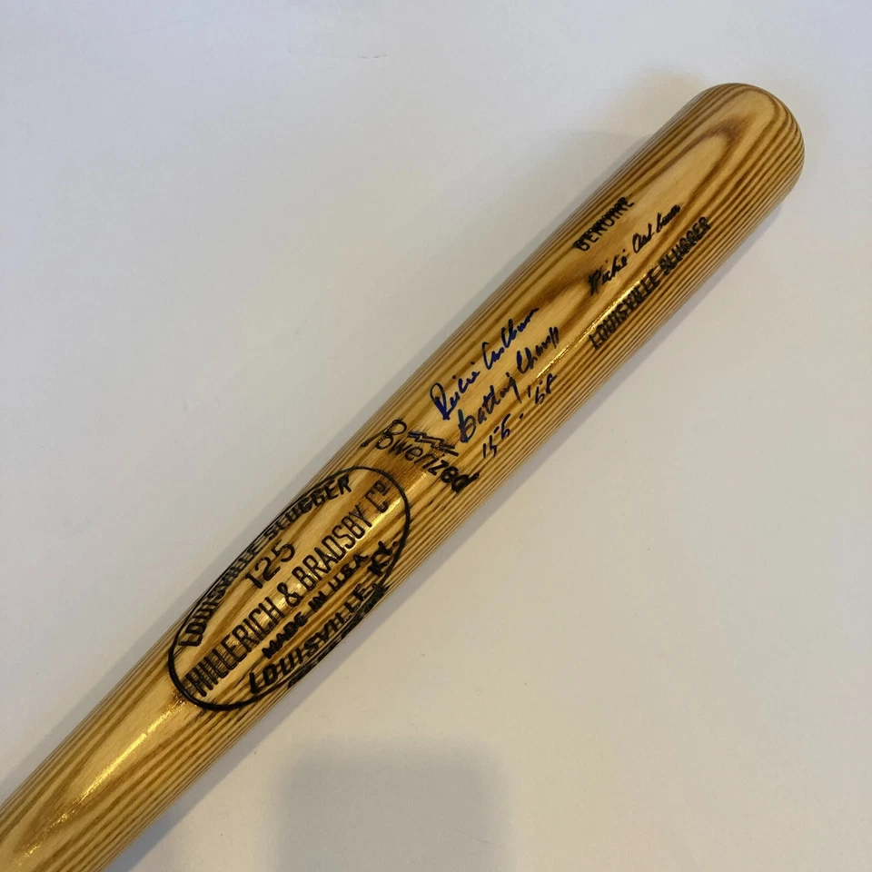 Richie Ashburn Batting Champ 1955 & 1958 Signed Game Model Baseball Bat JSA COA - Image 3 of 4