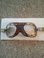 collectors very rare original 1940s split glass lens, stadium flying/ m/cycles/ 