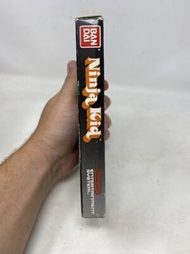 Ninja Kid (Nintendo NES) 5 screw hangtab Complete in Box cib Ships Fast