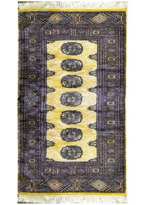 3x4' Handmade Bokara Rug BUTTER YELLOW #5270 | eBay UK