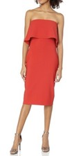 LIKELY Women's Driggs Strapless Dress Size 6 Scarlet Red