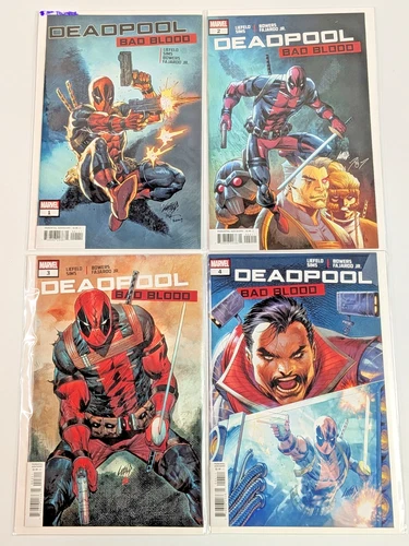 Lot of 4 - Deadpool: Bad Blood #1-4 Full Run - Marvel Comics - First Thump