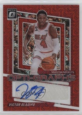2023-24 Panini Donruss Optic Opti-Graphs Choice Prizm Victor Oladipo Auto 0w8