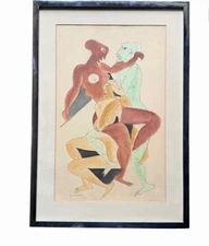 GEORGETA GIGI ARAMESCU (1910-1994, Romanian American) Cubist Painting